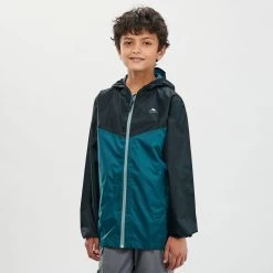 Quechua Kids’ Hiking Waterproof Jacket MH150 7-15 Years -Adventure Outdoors Shop k090c90634c0ede828b28ff18f3025198