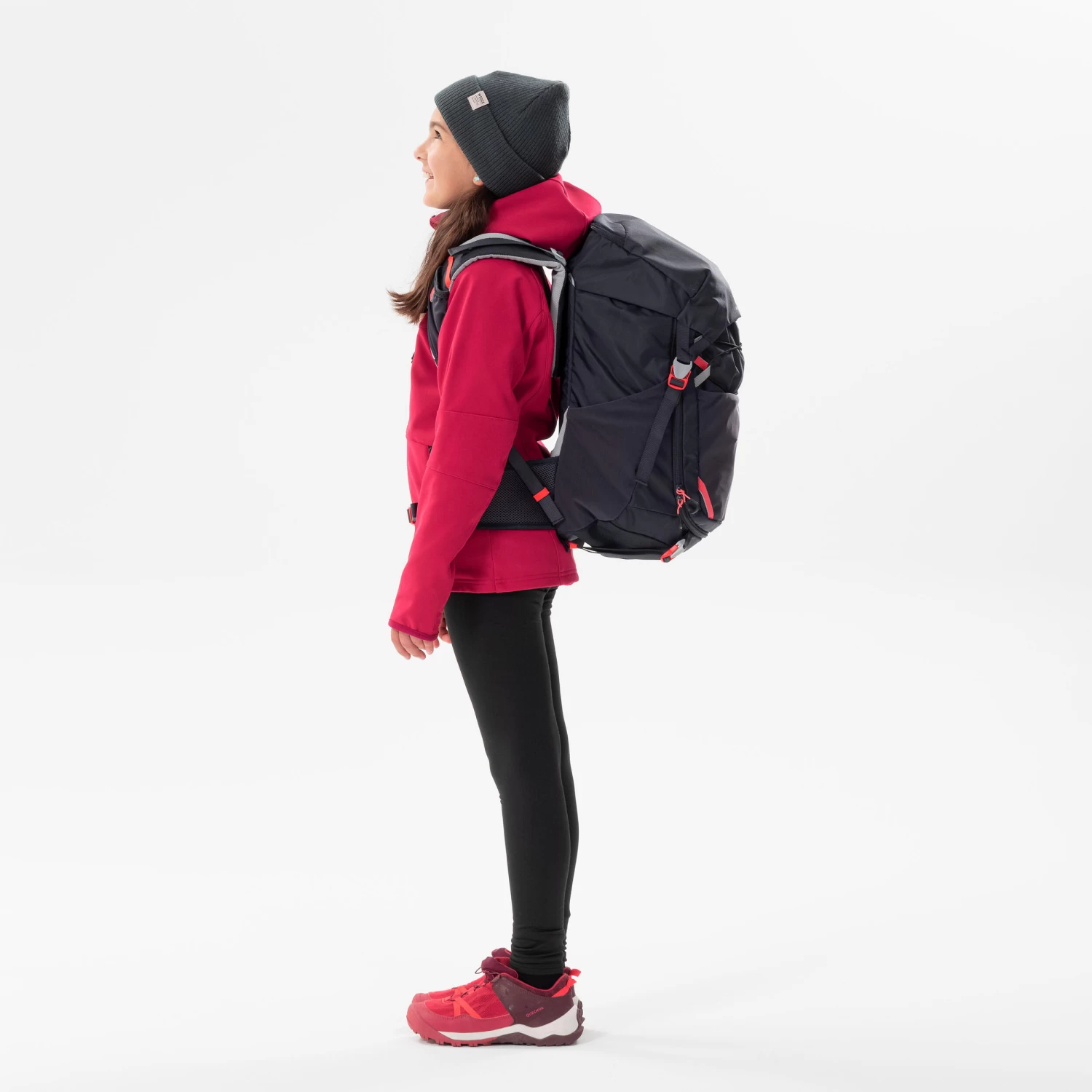 Quechua KIDS’ SOFTSHELL HIKING JACKET - MH550 Aged 7-15 5 Quechua KIDS’ SOFTSHELL HIKING JACKET - MH550 Aged 7-15 - Image 3