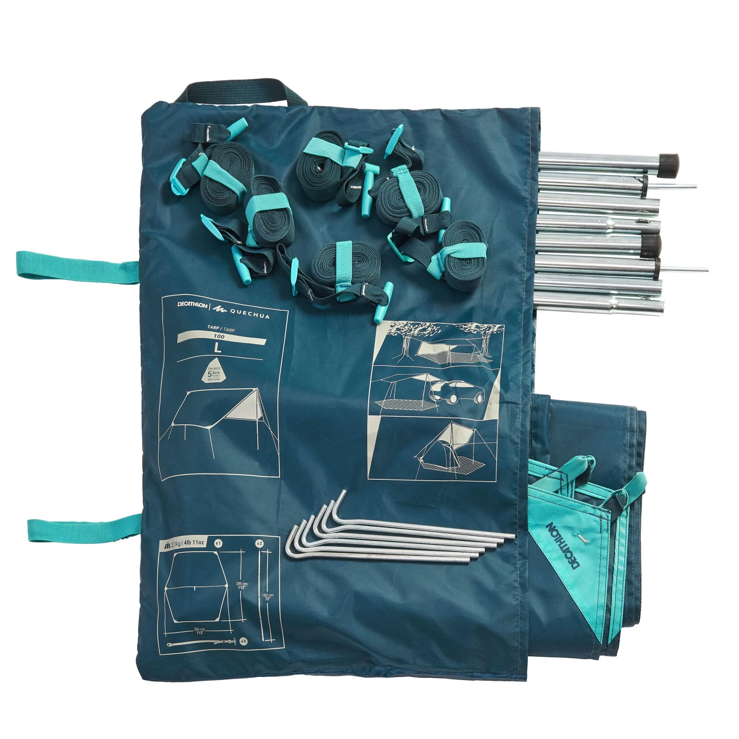 Quechua MULTIFUNCTION TARP CAMPING SHELTER 9 Quechua MULTIFUNCTION TARP CAMPING SHELTER - Image 7