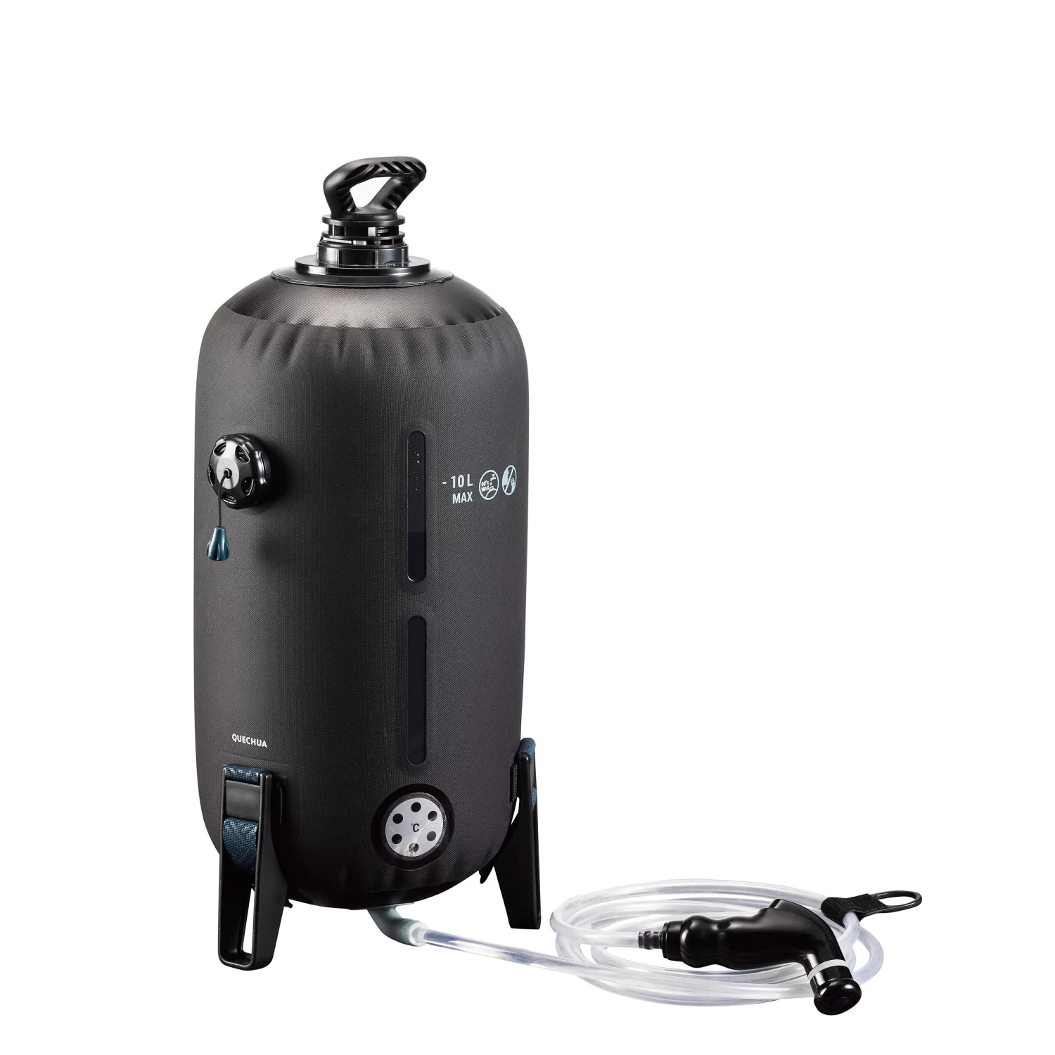 Quechua PRESSURE SOLAR CAMPING SHOWER - 10 LITRES 3 Quechua PRESSURE SOLAR CAMPING SHOWER - 10 LITRES