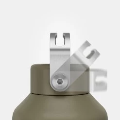 Quechua Stainless Steel Hiking Flask With Screw Cap MH100 1.5 L Khaki -Adventure Outdoors Shop k23268940e221c638b6e6a30c7864fa92