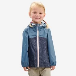 Quechua Kids' Hiking Waterproof Jacket MH150 2 -Adventure Outdoors Shop k28afe25e9477ab78128d03e603e1820e