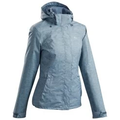 Quechua Women’s Waterproof Mountain Walking Jacket MH100 -Adventure Outdoors Shop k3706fe48b69e6c729032f3f44c8a1135