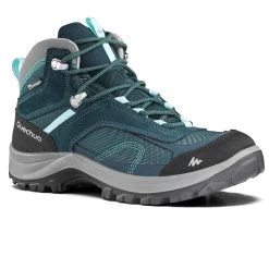 Quechua Womenâs Waterproof Mountain Walking Boots - MH100 Mid