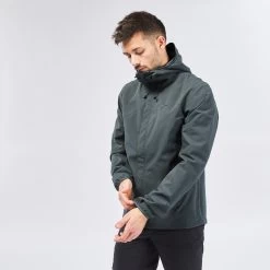 Quechua Men's Hiking Lightweight Waterproof Jacket MH150 -Adventure Outdoors Shop k52c5d8020e98458b38f9c49b9cc5a27b