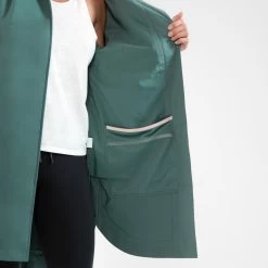 Quechua Women's Hiking Waterproof Longline Jacket Raincut Long Series -Adventure Outdoors Shop k5c6c4744990adf9431cf407509bb0405