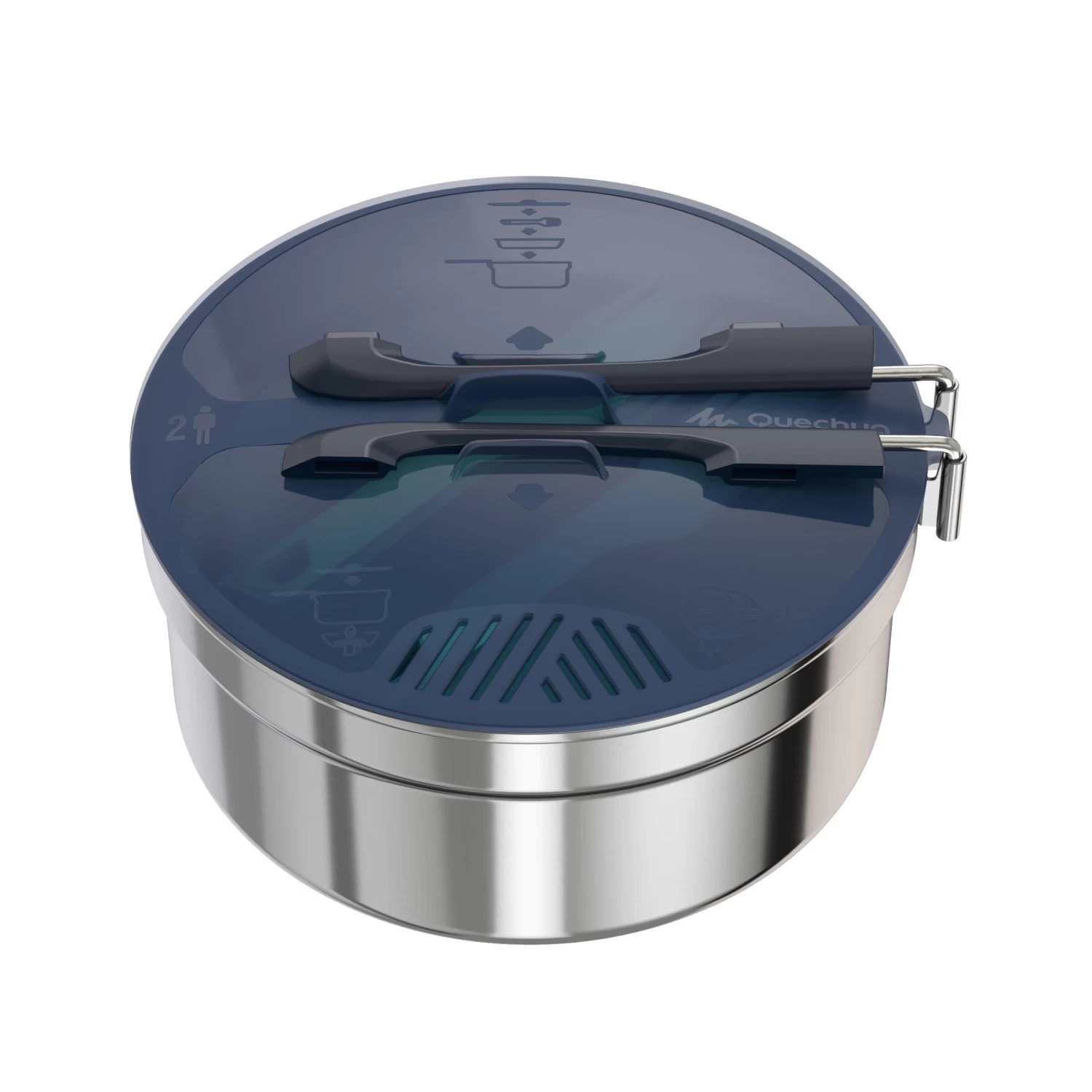 Quechua Camping Cooking Set For 2 4 Quechua Camping Cooking Set For 2 - Image 2