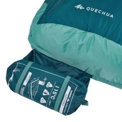 Quechua 2-in-1 Sleeping Bag And Sleeping Bed -Adventure Outdoors Shop k61ec57435b287542a36c8931c447cbf2