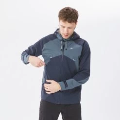 Quechua Men's Hiking Lightweight Waterproof Jacket MH500 -Adventure Outdoors Shop k64e77cf5cc2cecb2aad59b6bf950c5e0