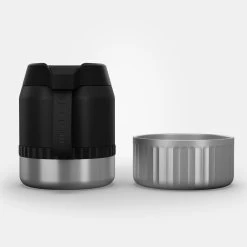 Quechua Stainless Steel Isothermal Food Box For Hiking MH500 0.8 L With Bowl Black -Adventure Outdoors Shop k65696e8c1e3be71e5d620f434004ef50