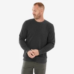 Quechua Men’s Crew Neck Hiking Sweater -Adventure Outdoors Shop k6d22cf0d3c43cb00f8174cb1b35a63cc