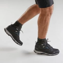 Quechua Men's Waterproof Mountain Walking Shoes - MH100 Mid -Adventure Outdoors Shop k75c27ea2328d659de399a7309c2a6e3a