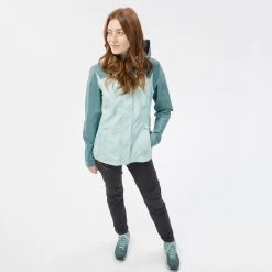 Quechua Women’s Waterproof Mountain Walking Jacket MH100 -Adventure Outdoors Shop k75c6de201fbf58c193baa7c0ca500a0b