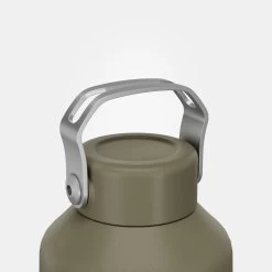 Quechua Stainless Steel Hiking Flask With Screw Cap MH100 1.5 L Khaki -Adventure Outdoors Shop k91f39300402399ba2e9c474f23f2fd92