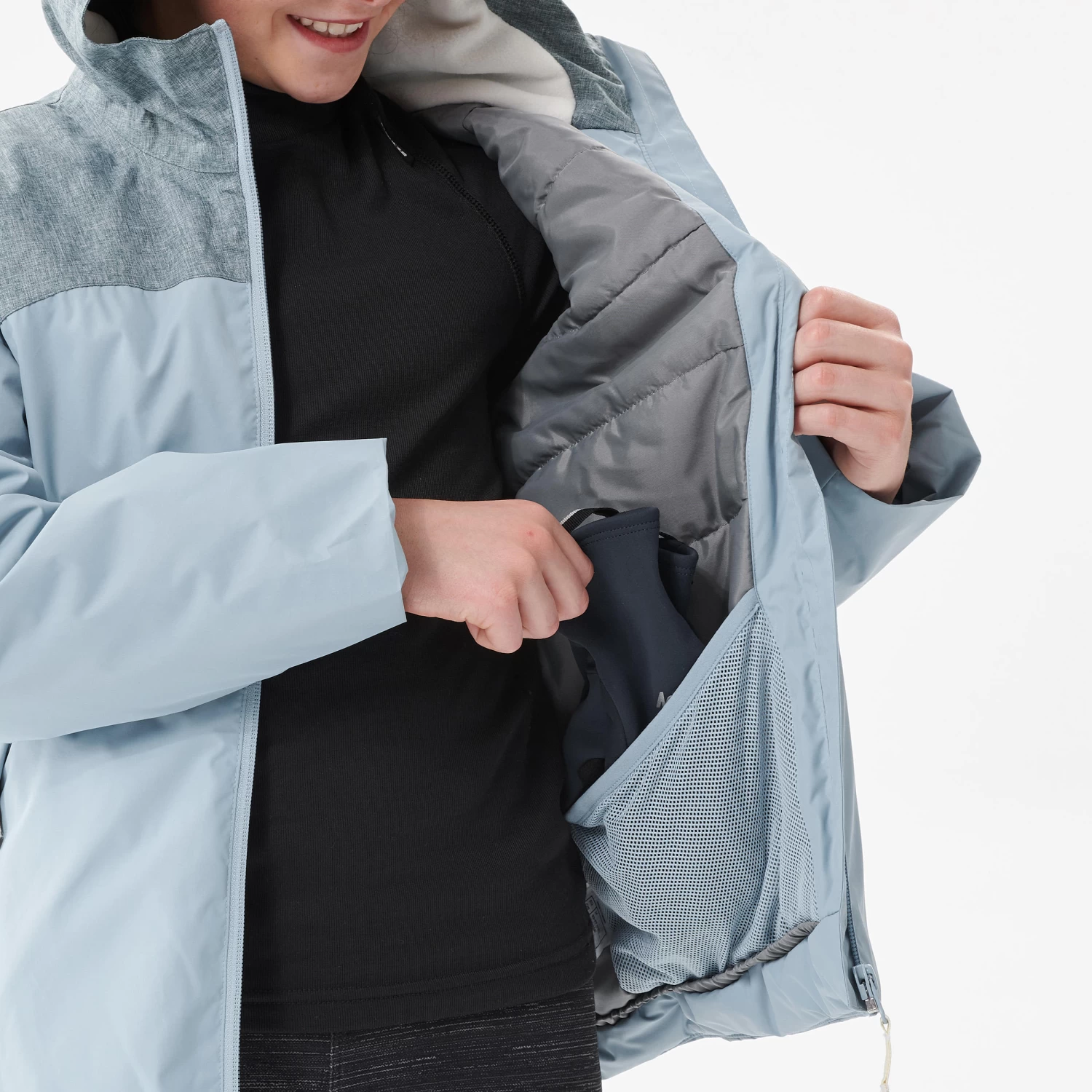 Quechua Kids’ Waterproof Winter Hiking Jacket SH100 X-Warm -3°C Age 7 7 Quechua Kids’ Waterproof Winter Hiking Jacket SH100 X-Warm -3°C Age 7 - Image 5