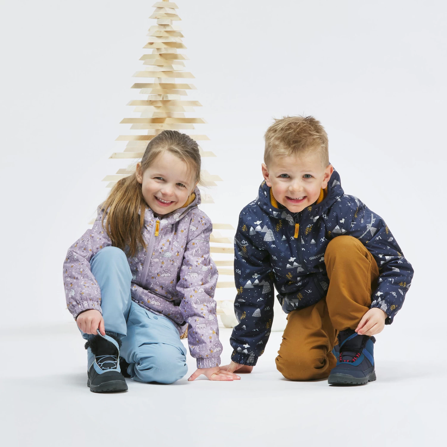 Quechua KIDS' WARM WATERPROOF HIKING BOOTS - SH100 WARM RIP-TAB - SIZE 24C 10 Quechua KIDS' WARM WATERPROOF HIKING BOOTS - SH100 WARM RIP-TAB - SIZE 24C - Image 8