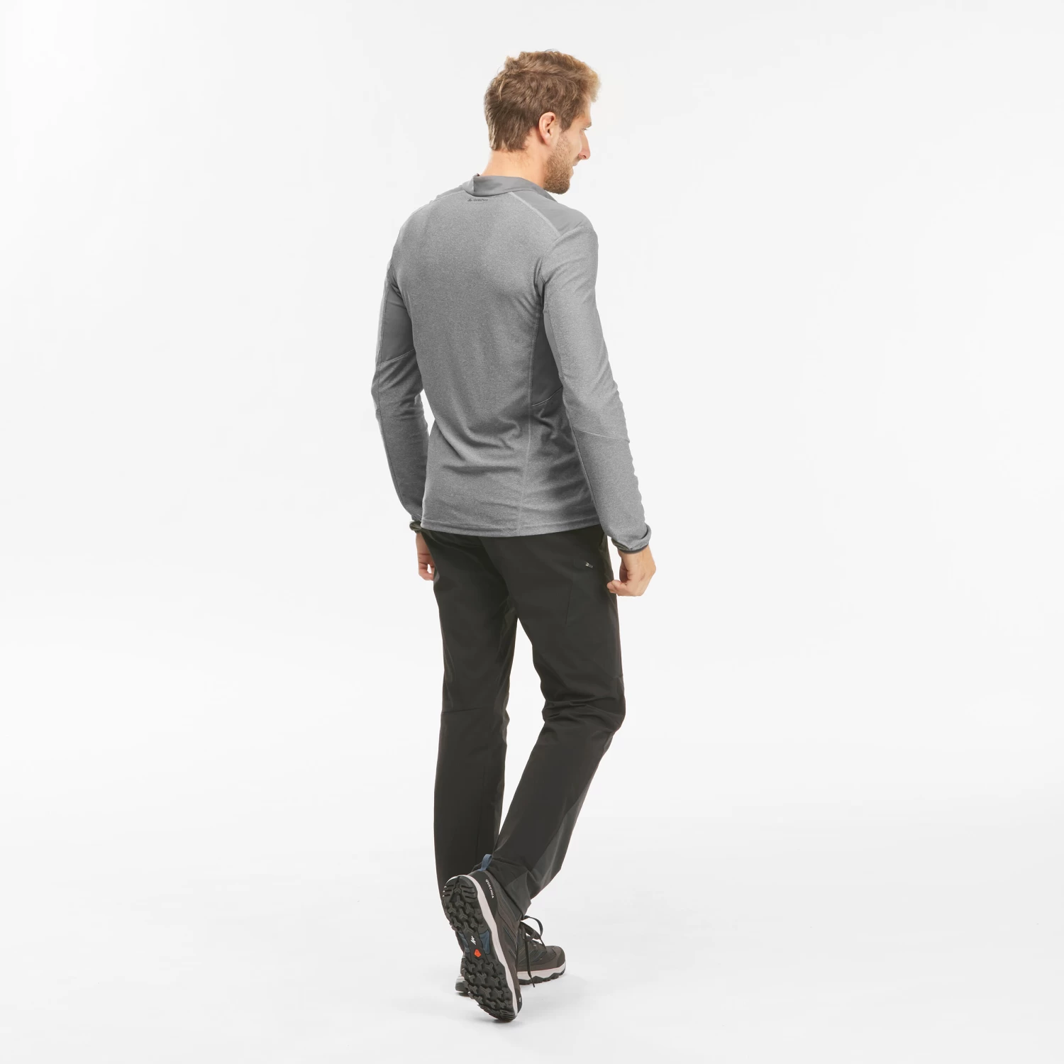 Quechua Men's Hiking Synthetic Long-Sleeved T 4 Quechua Men's Hiking Synthetic Long-Sleeved T - Image 2