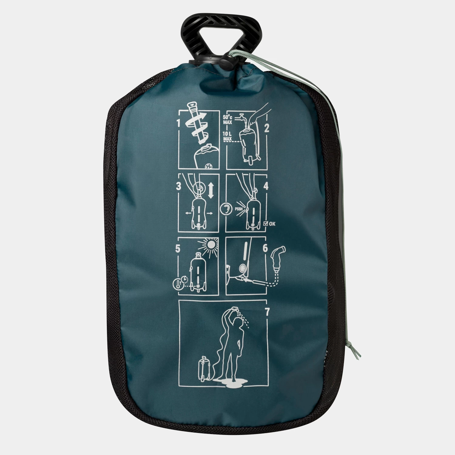 Quechua PRESSURE SOLAR CAMPING SHOWER - 10 LITRES 6 Quechua PRESSURE SOLAR CAMPING SHOWER - 10 LITRES - Image 4