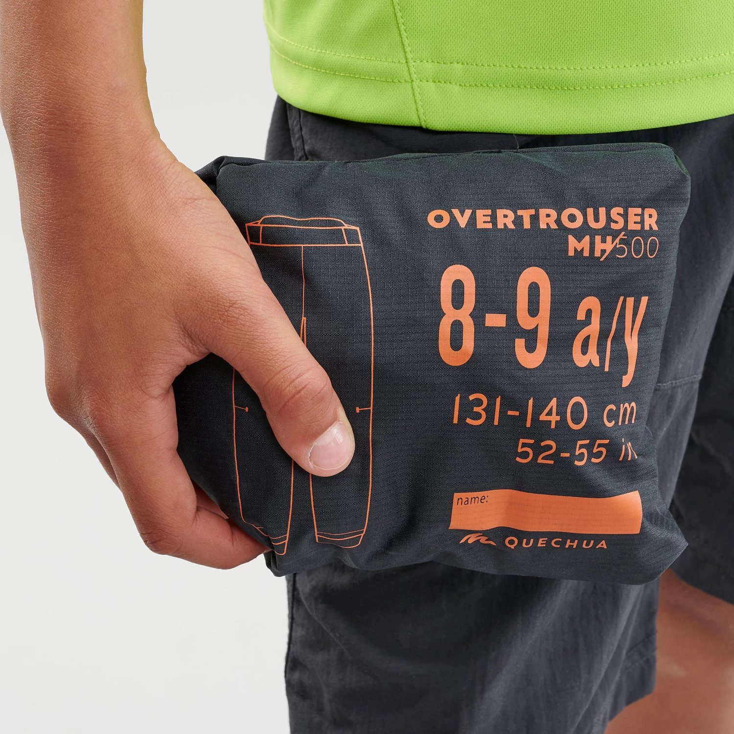 Quechua Kids’ Hiking Over Trousers - MH500 Aged 7-15 4 Quechua Kids’ Hiking Over Trousers - MH500 Aged 7-15 - Image 2