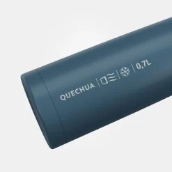 Quechua Stainless Steel Isothermal Hiking Bottle 0.7 Litre Blue -Adventure Outdoors Shop kcbcbb60b9f0211f76588fe98ee1ca0c6