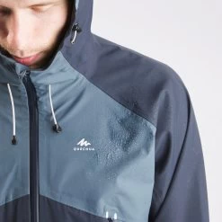 Quechua Men's Hiking Lightweight Waterproof Jacket MH500 -Adventure Outdoors Shop kd0355ad52d05a56a44b627df23f6cb92