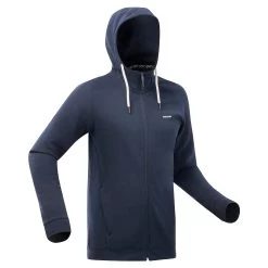 Quechua Men’s Hiking Zipped Hooded Sweatshirt