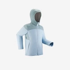 Quechua Kidsā Waterproof Winter Hiking Jacket SH100 X-Warm -3°C Age 7