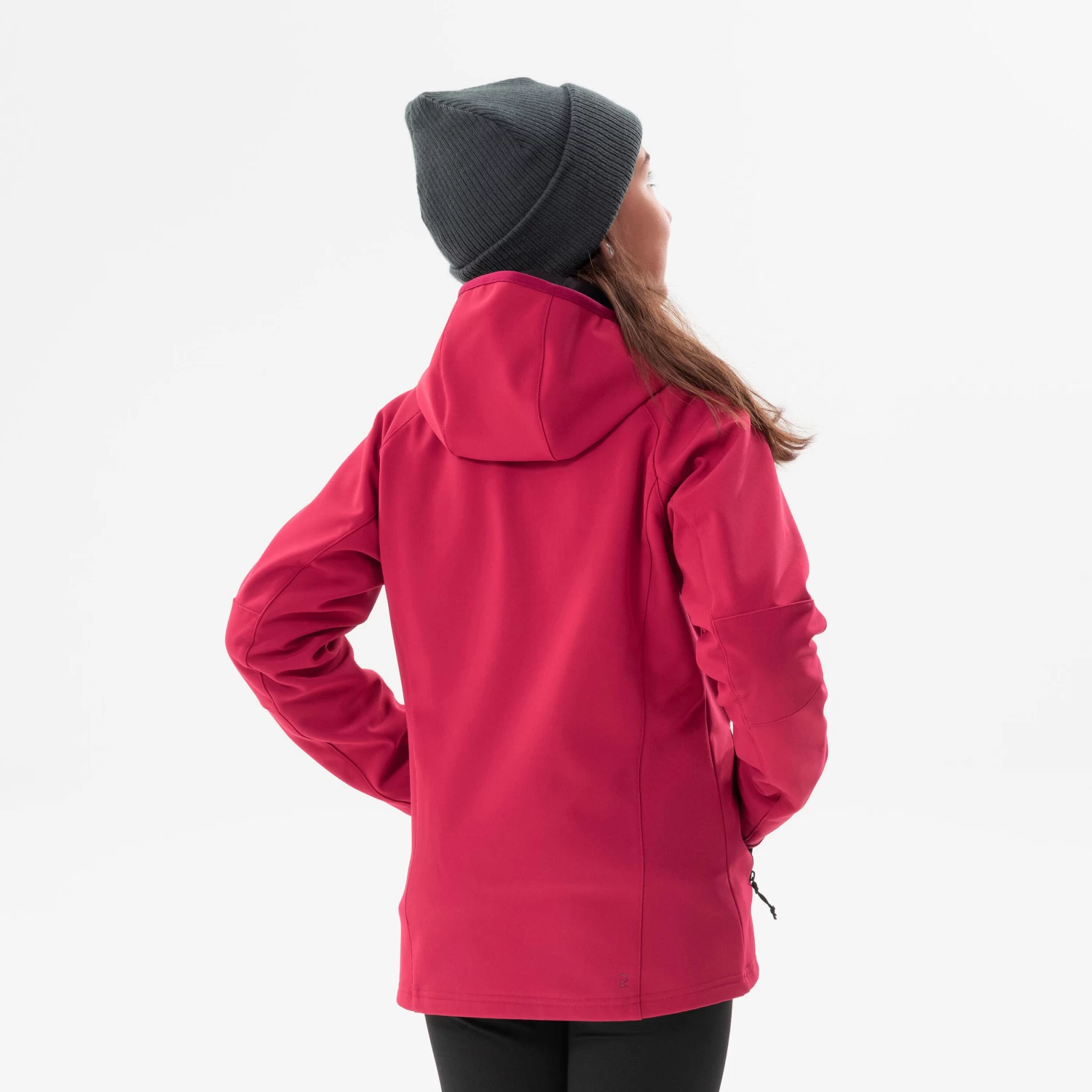 Quechua KIDS’ SOFTSHELL HIKING JACKET - MH550 Aged 7-15 7 Quechua KIDS’ SOFTSHELL HIKING JACKET - MH550 Aged 7-15 - Image 5