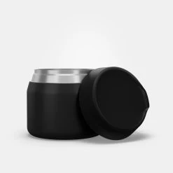 Quechua Stainless Steel Isothermal Food Box For Hiking MH500 0.5 L Black -Adventure Outdoors Shop kecf07f6b93c0658ae7112180b355b89a