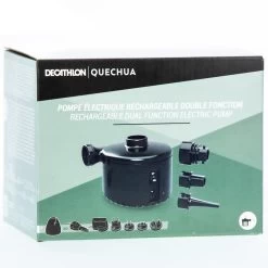 Quechua COMPACT ELECTRICAL PUMP FOR CAMPING - RECHARGEABLE USING MAINS POWER -Adventure Outdoors Shop kf3a1ec21de383b3e388bb75515a98907