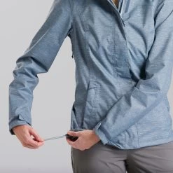 Quechua Women’s Waterproof Mountain Walking Jacket MH100 -Adventure Outdoors Shop kf5953a52eac5edf78d8f1bb630faf8e9